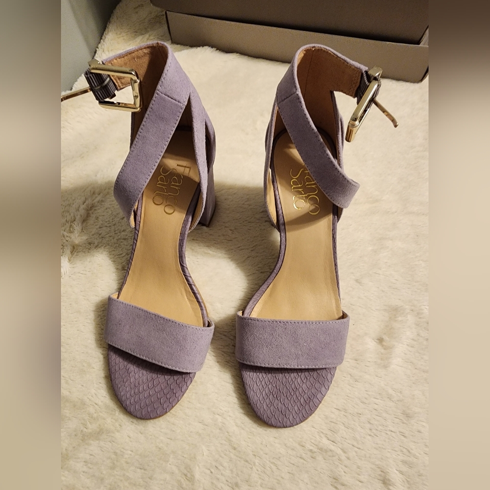 Franco Sarto Lilac Malibu Heels Size 5
